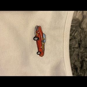Car embroidered tank